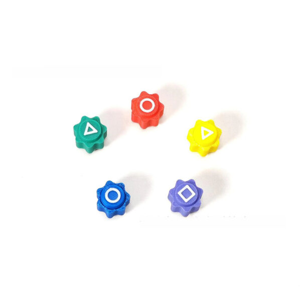 New Korean Gonggi Game Set with 5 Stones & Round Case. - Image 2