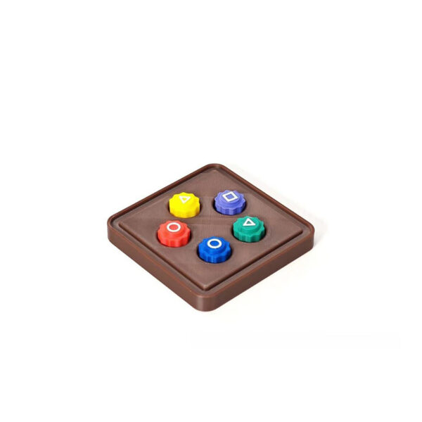 New Korean Gonggi Game Set with 5 Stones & Round Case. - Image 3