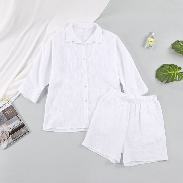 Cotton Pajamas For Women Sets Suit - Image 11