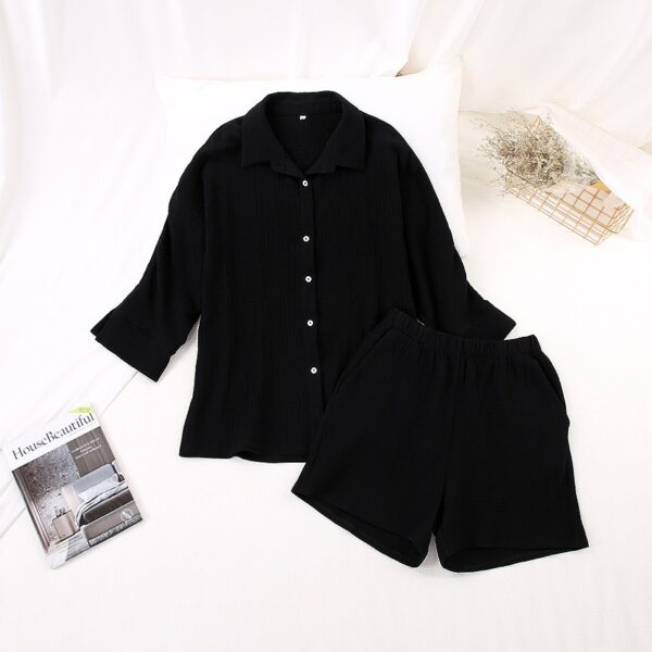 Cotton Pajamas For Women Sets Suit - Image 7